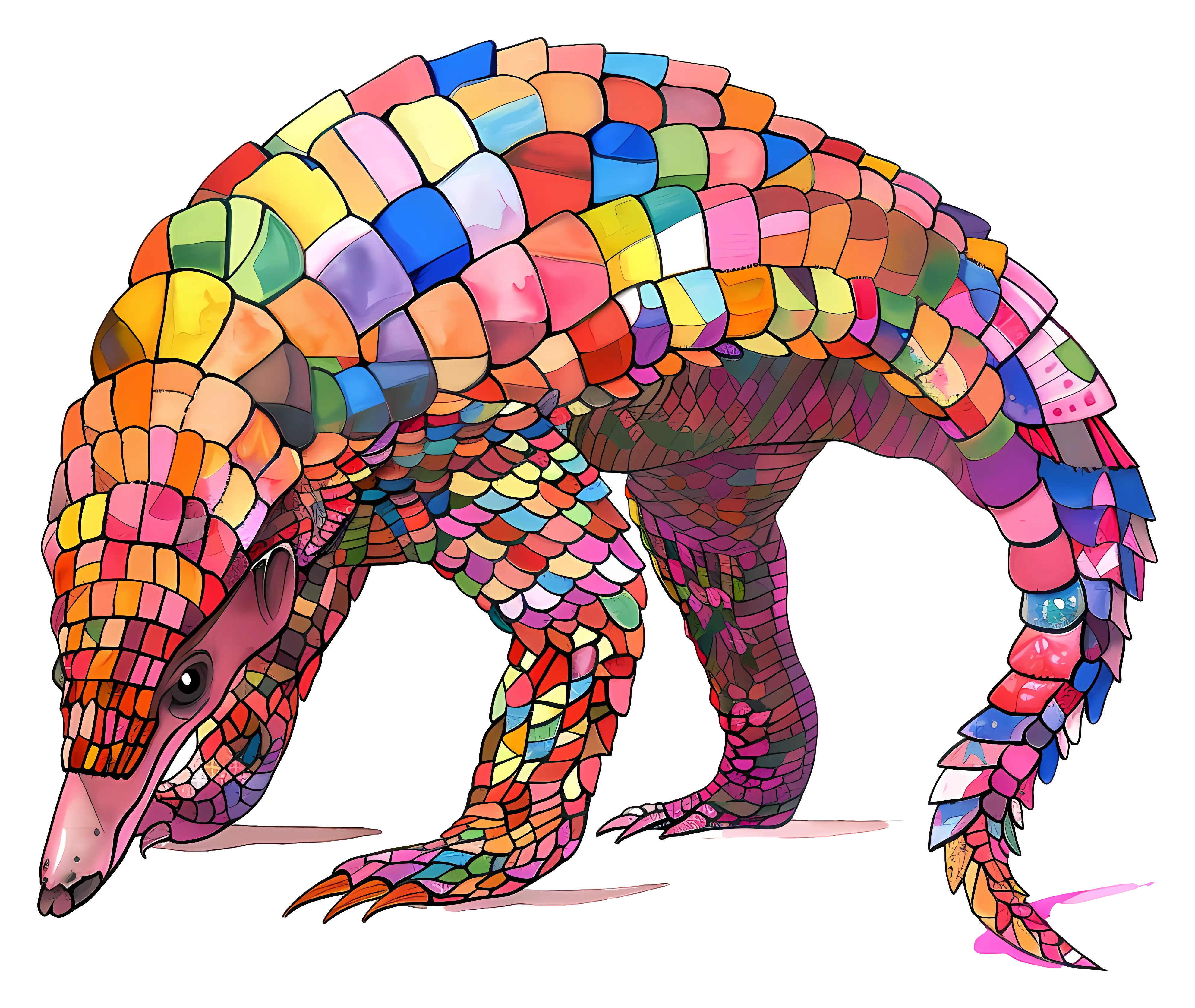 Colorful Pangolin