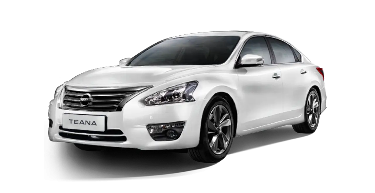 White Sedan Car
