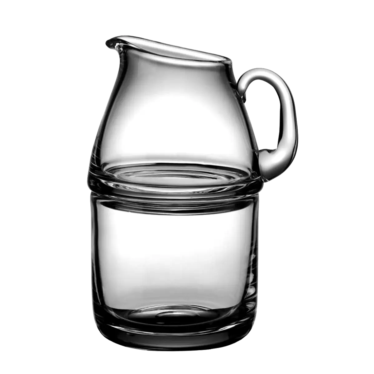 Transparent Glass Pitcher for Beverages