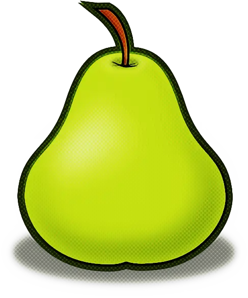 Green Pear Illustration