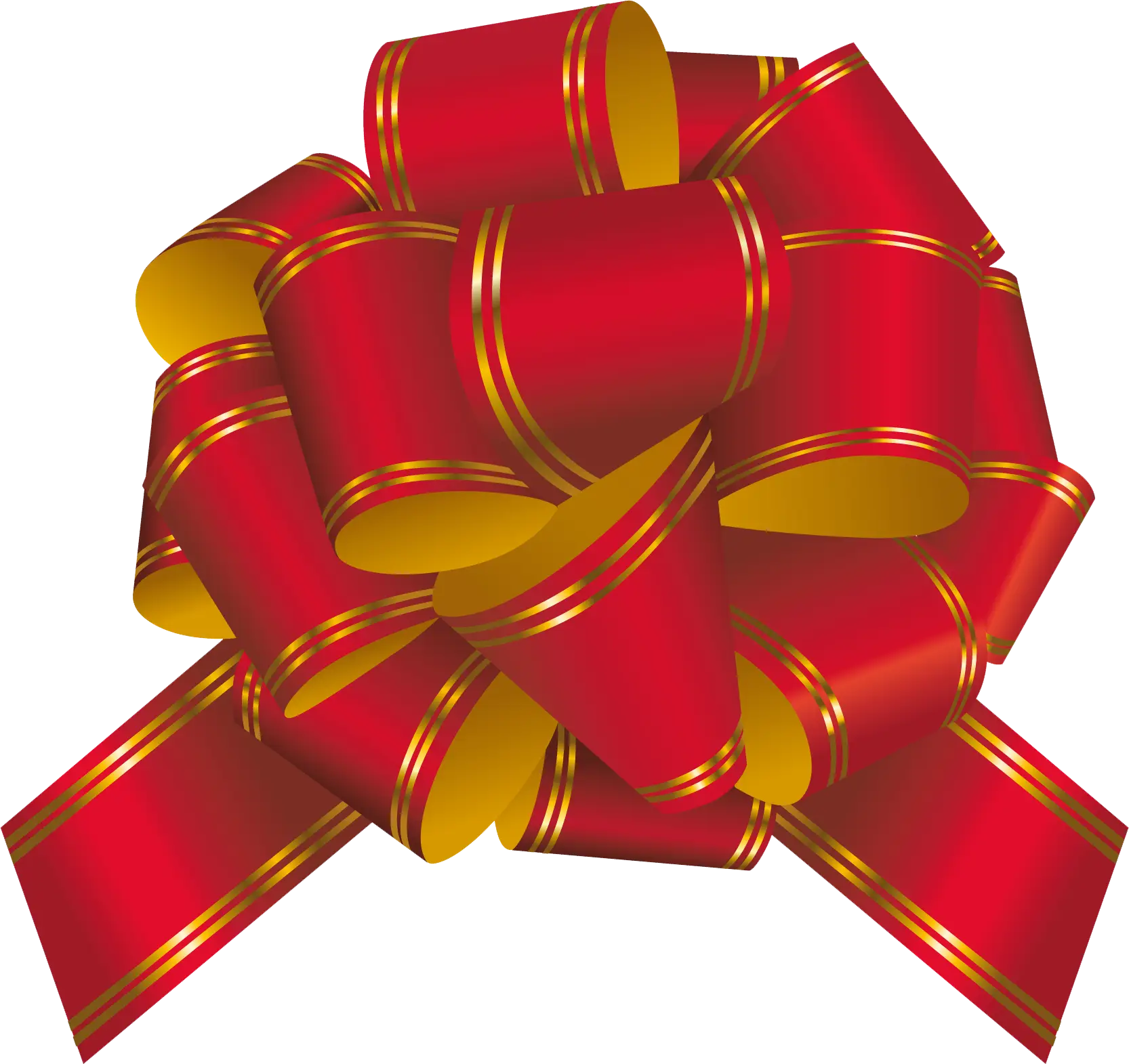 Red Decorative Gift Bow