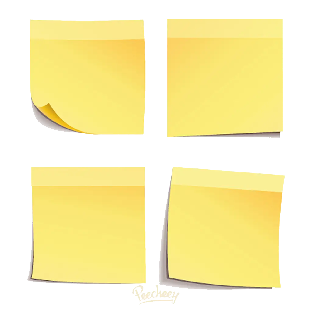 Yellow Sticky Notes for Reminders