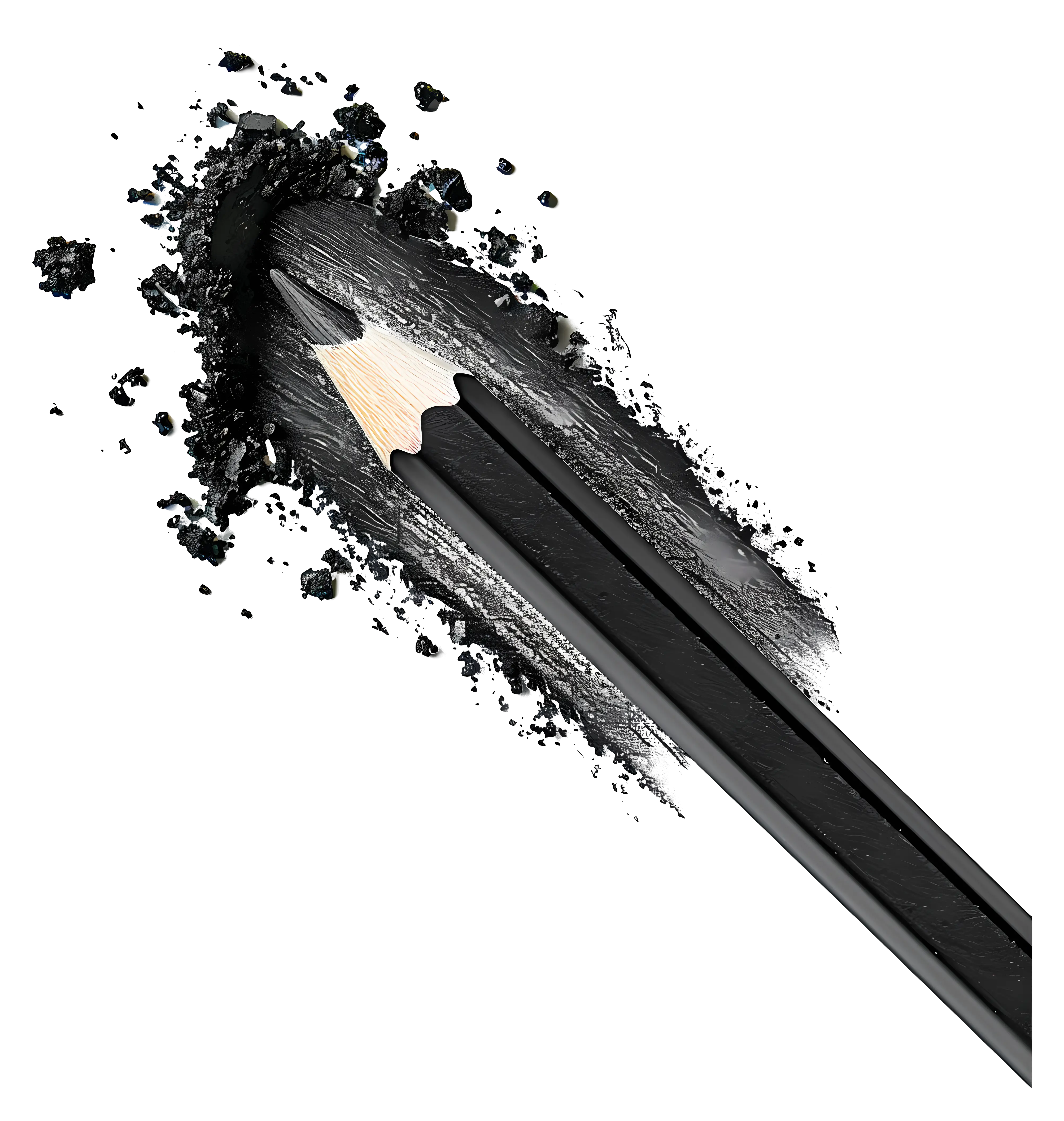 Black Pencil with Shavings