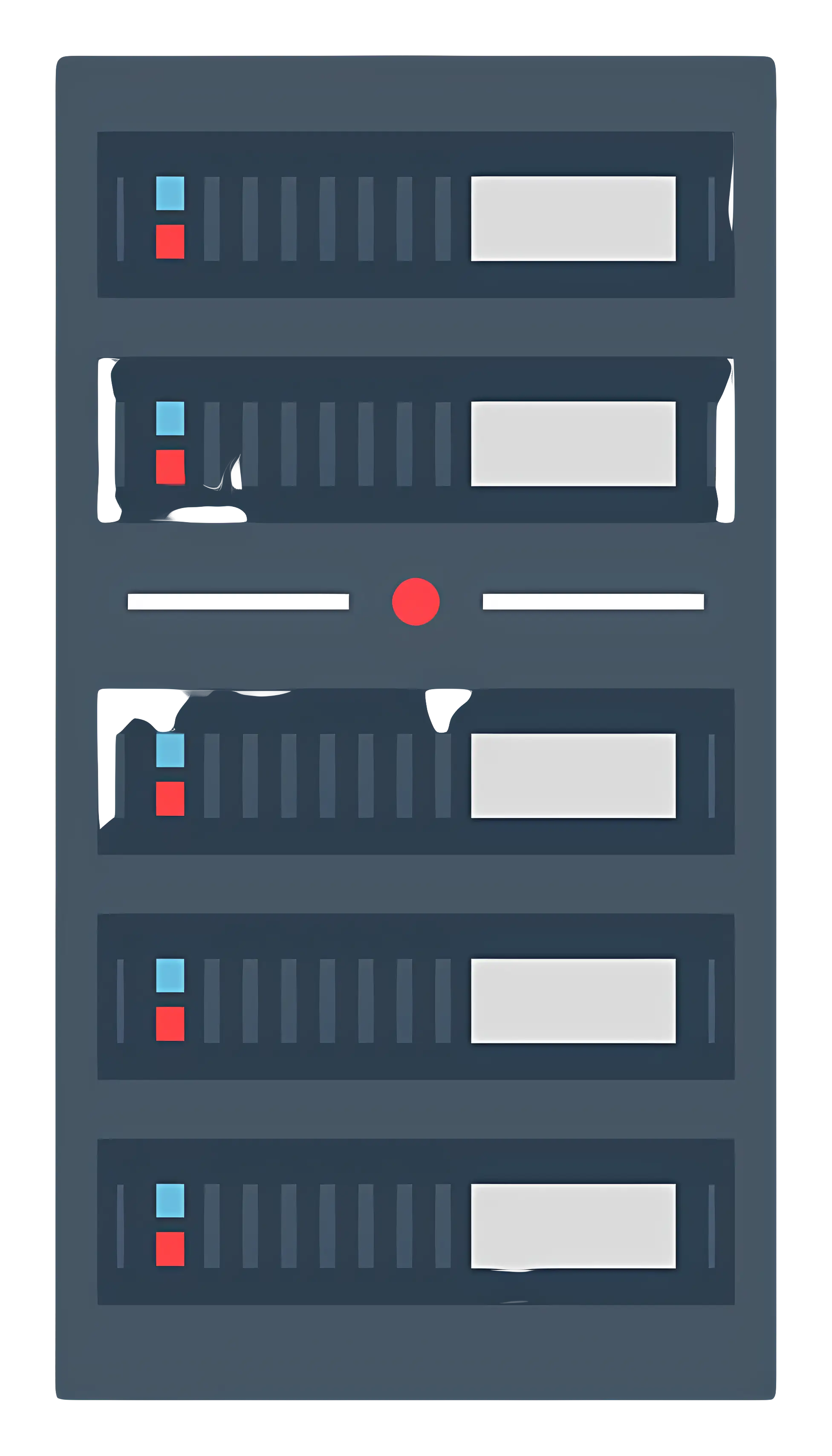 Server Rack in Data Center