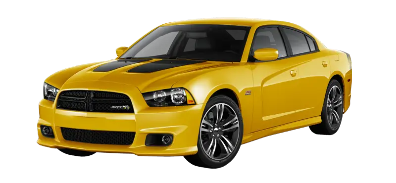 Bright Yellow Sports Car