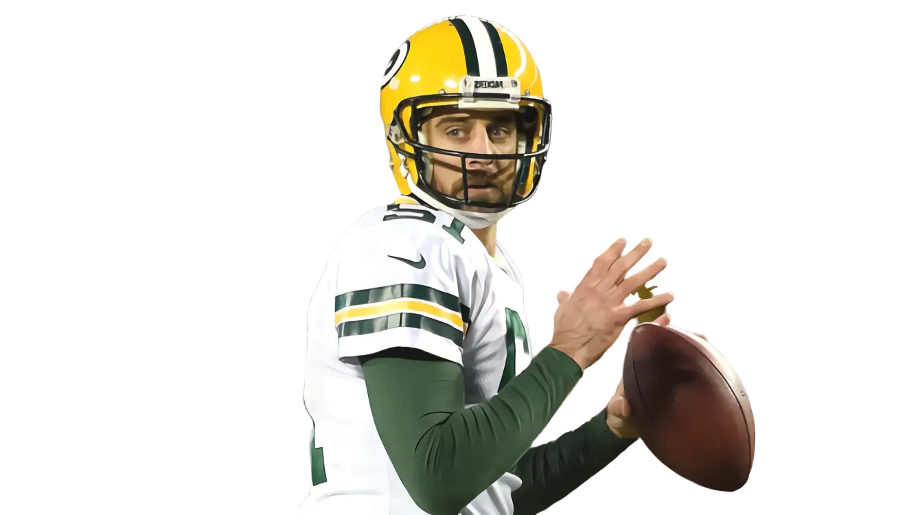 Football Player Holding Ball Illustration