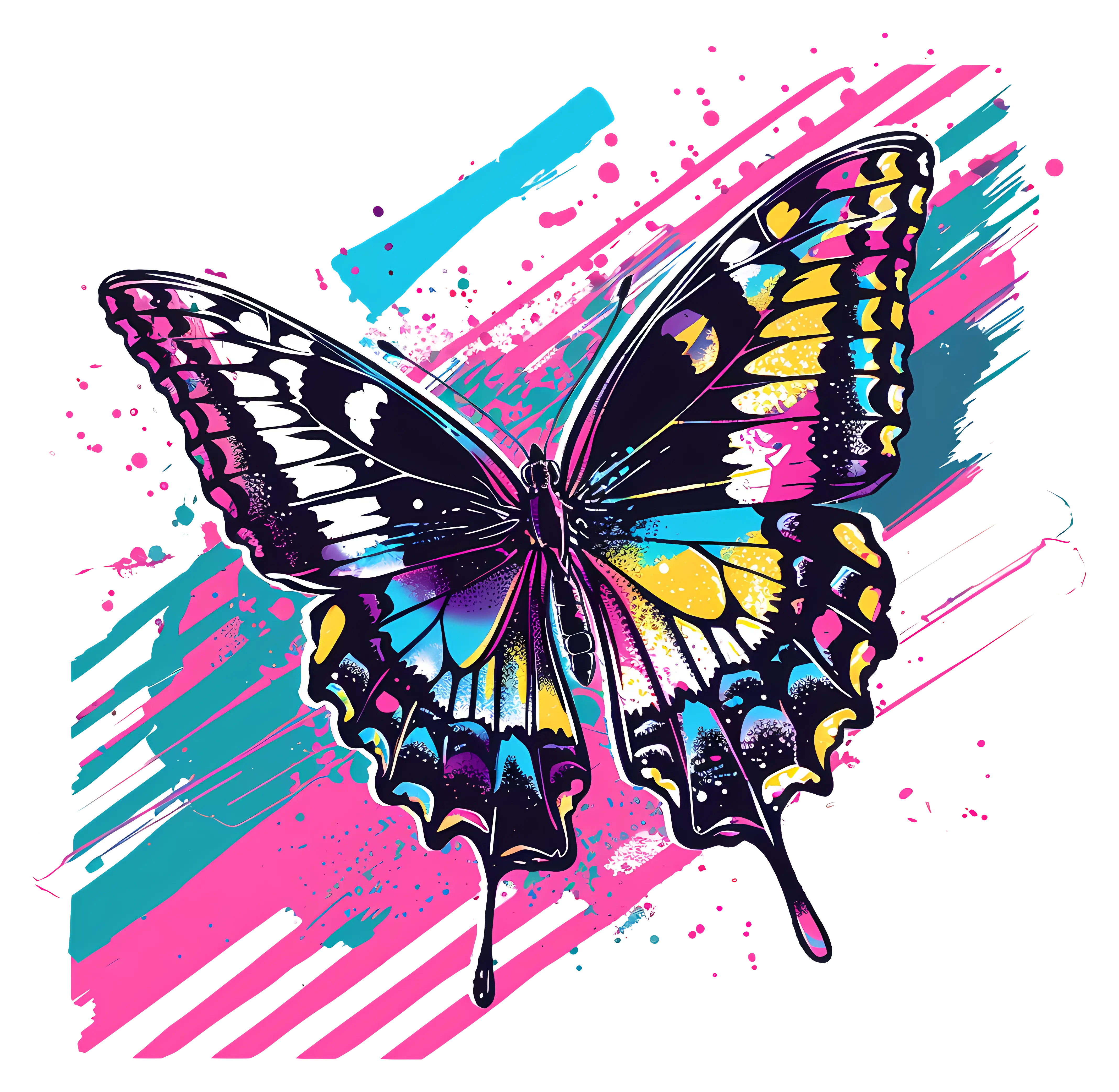 Colorful Butterfly with Vibrant Wings