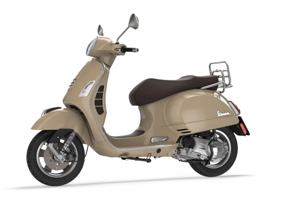 Beige Vespa Scooter Design