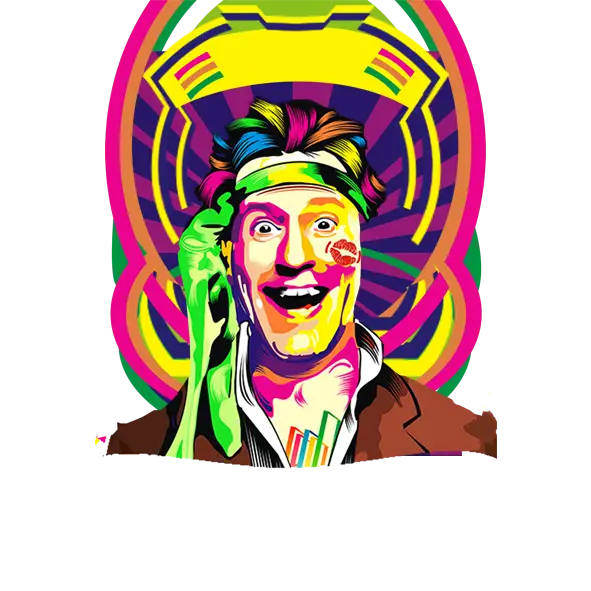 Vibrant Pop Art Portrait with Bold Design