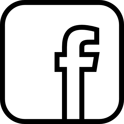Black and White Facebook Logo