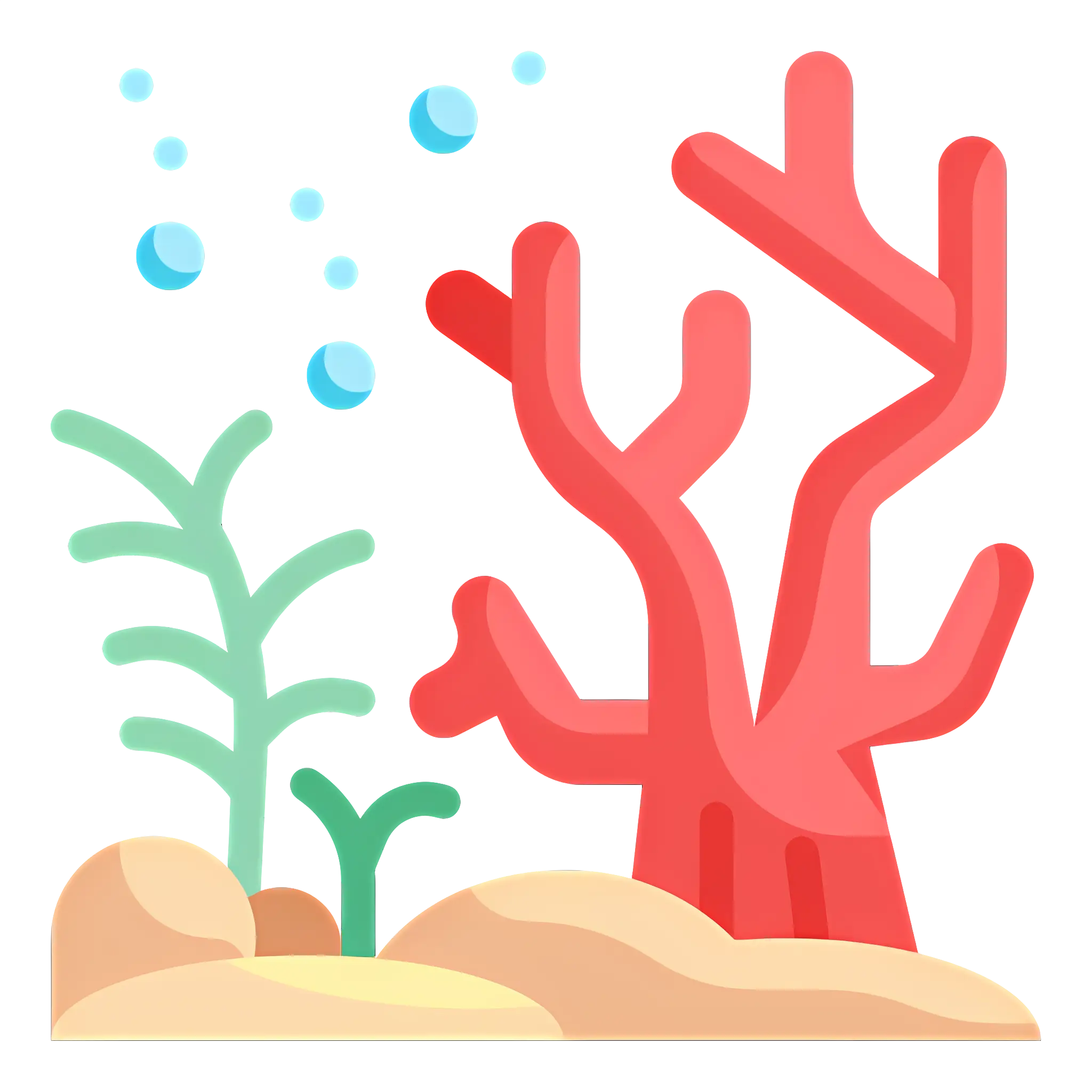 Red Coral Underwater