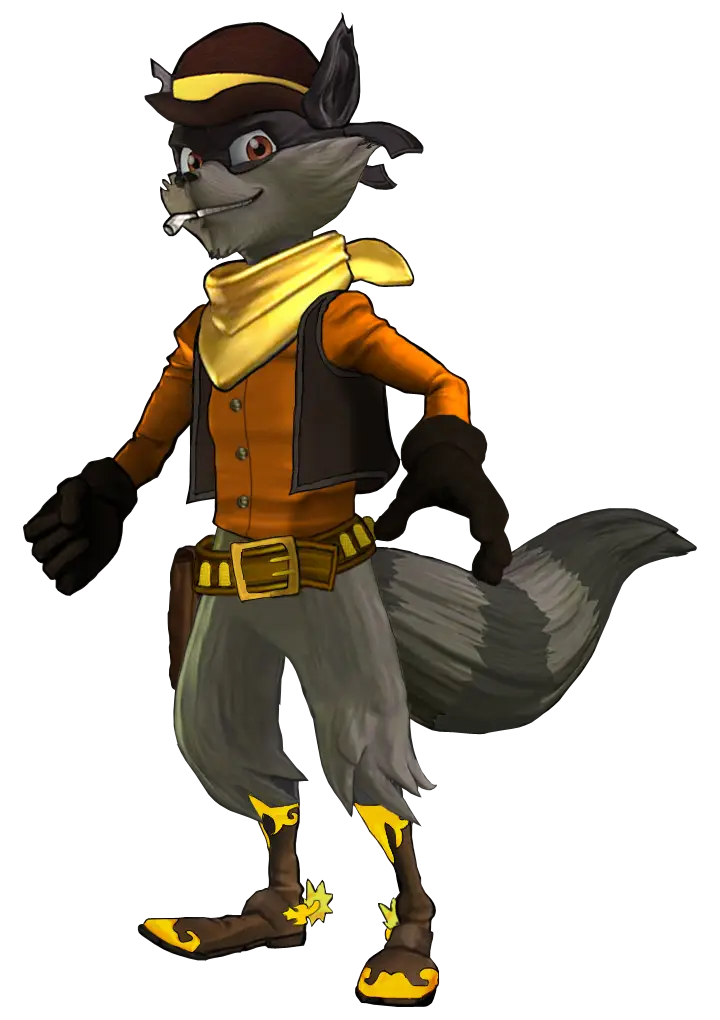Cowboy Fox Cartoon Character