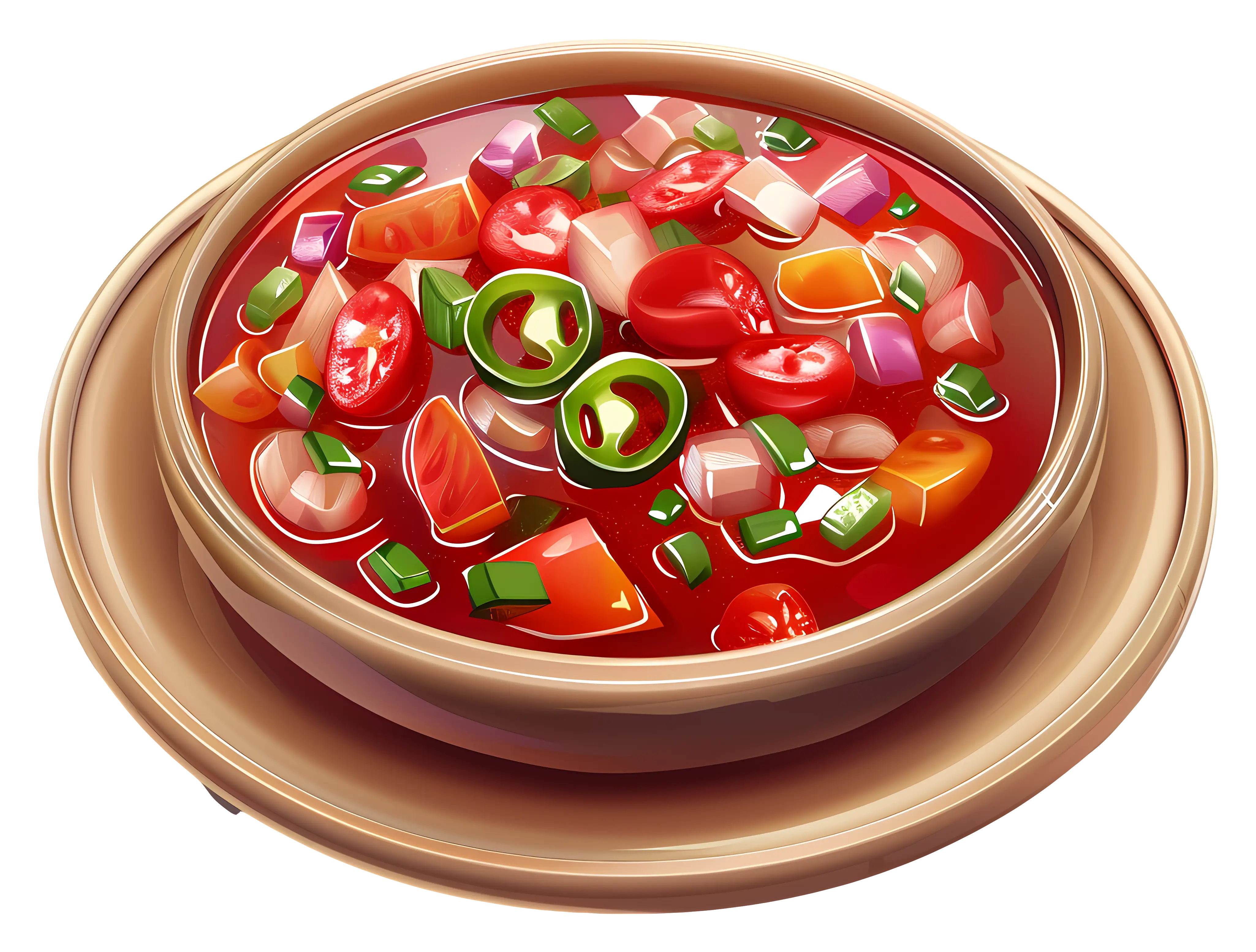 Colorful Salsa Bowl