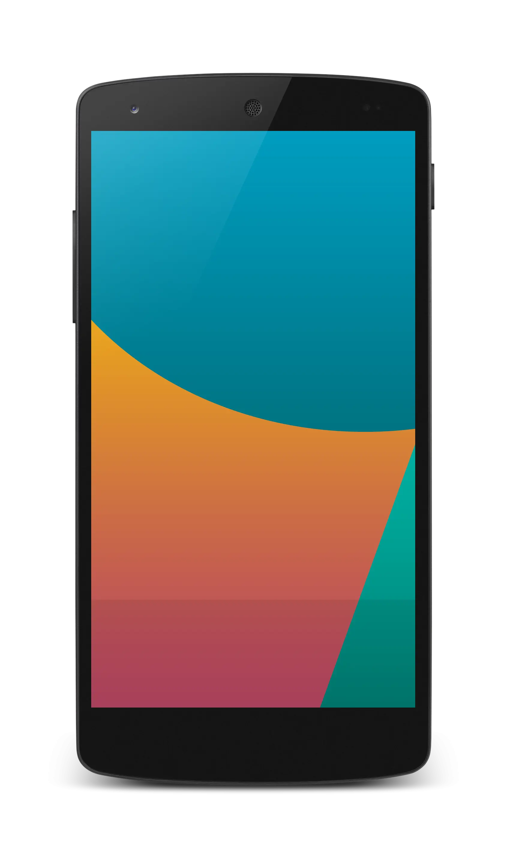 Modern Smartphone with Colorful Screen