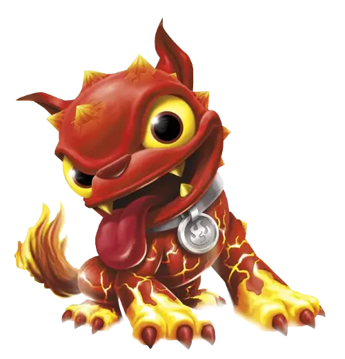 Fire Dog Animated Character
