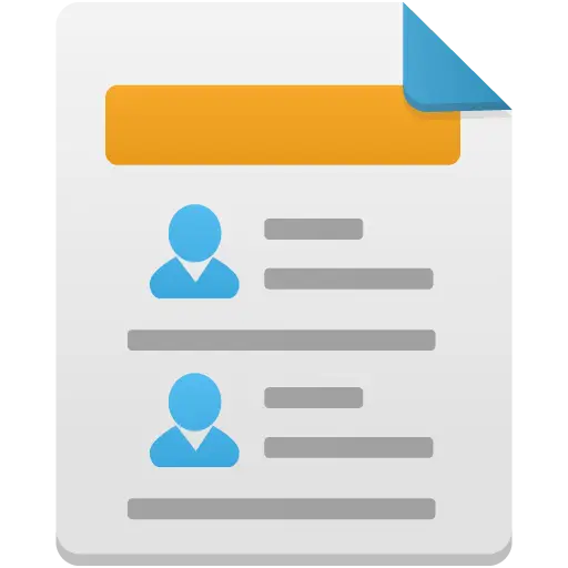 Document with Profile Information
