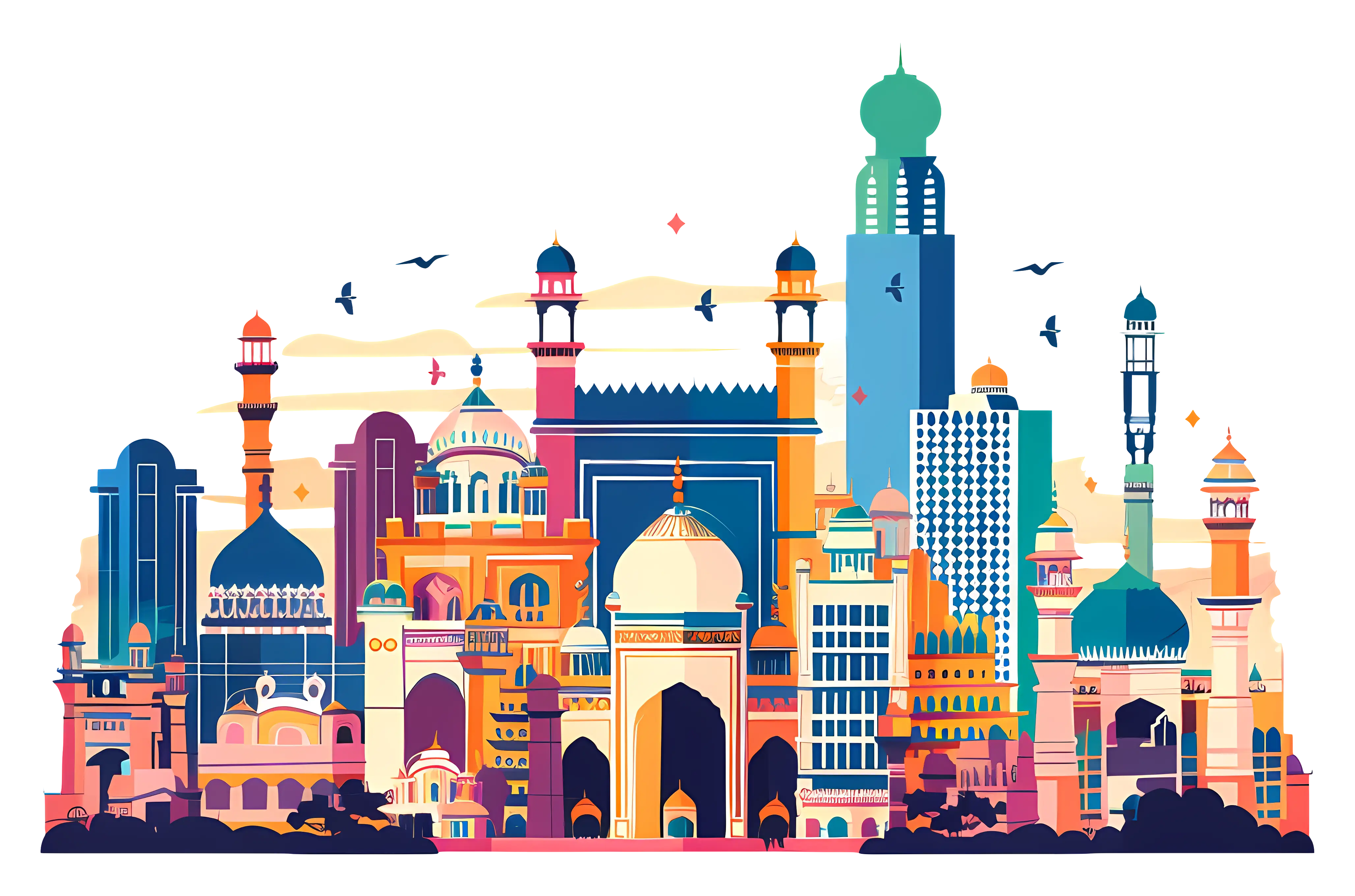 Vibrant Collection of Cultural and Historic Architecture