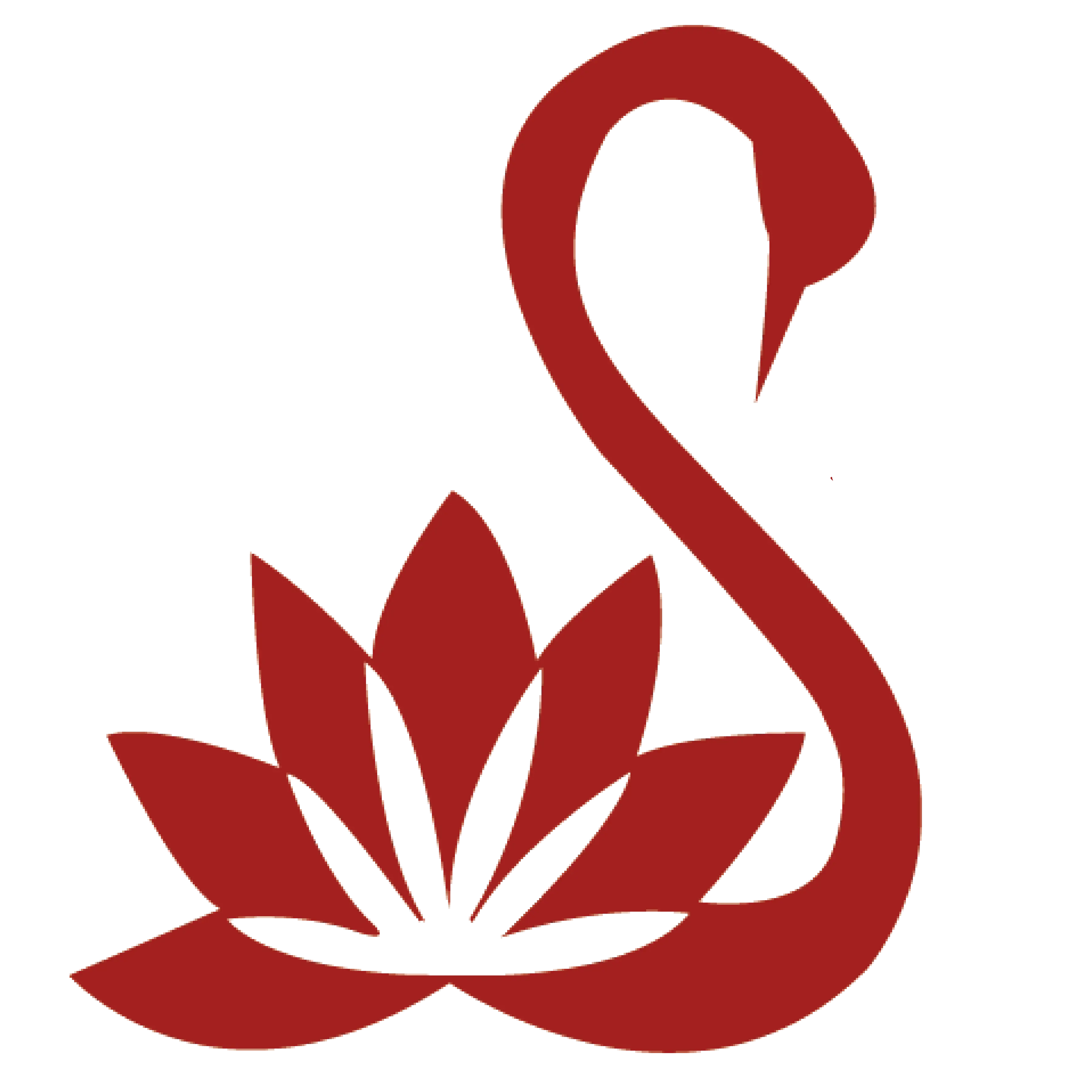 Red Swan and Lotus Symbol