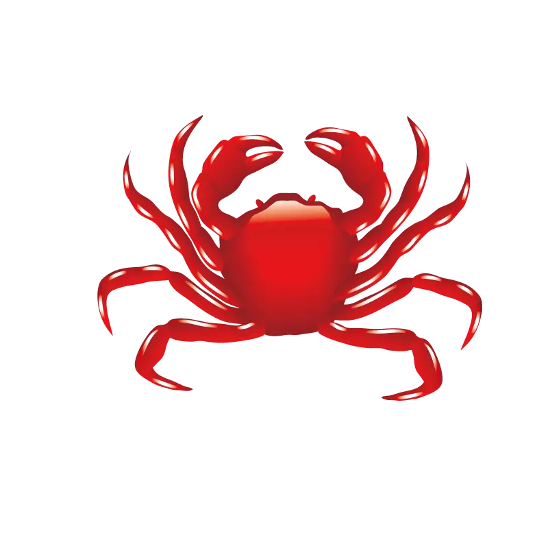 Red Crab in Marine Life