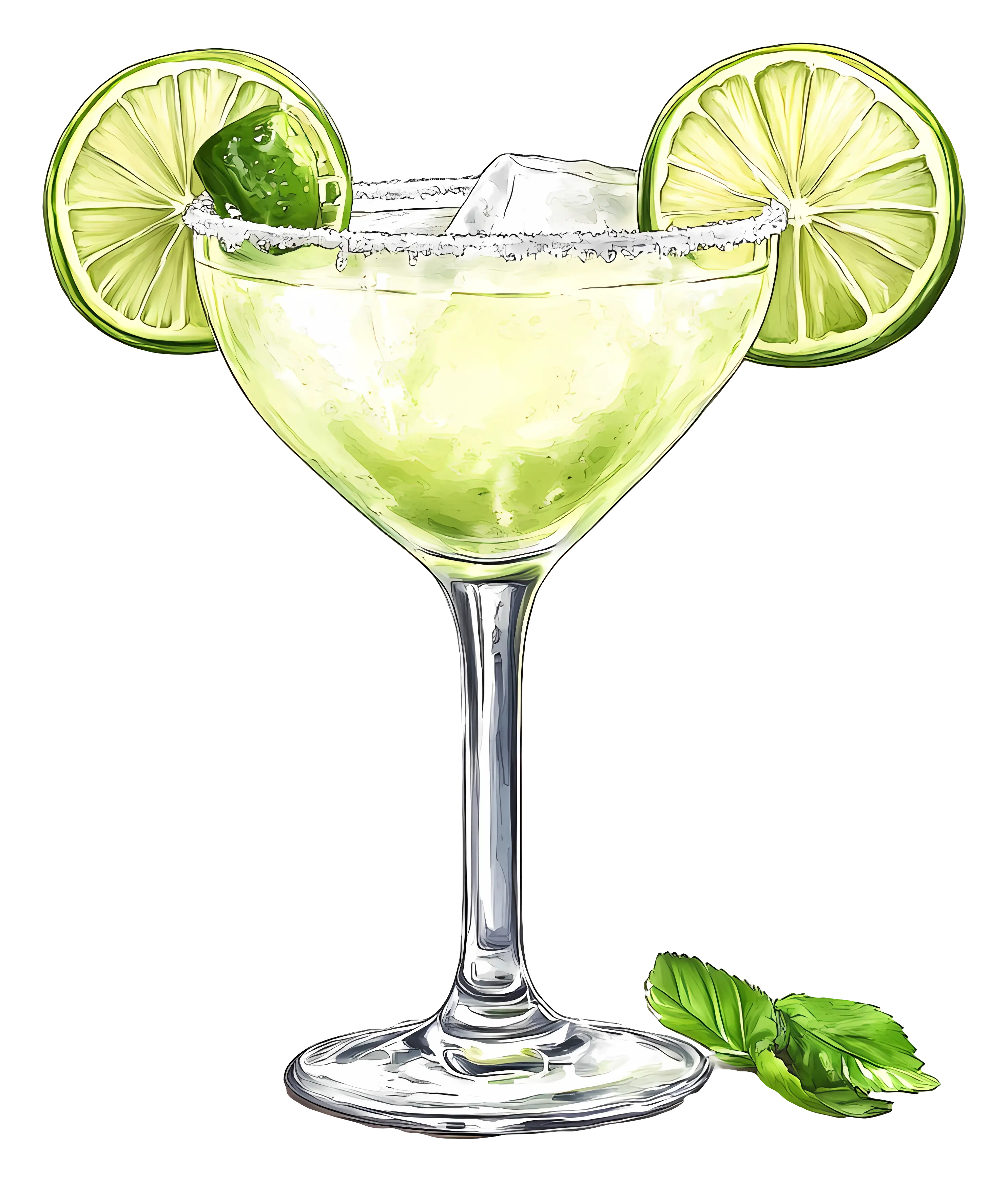 Margarita Cocktail with Lime