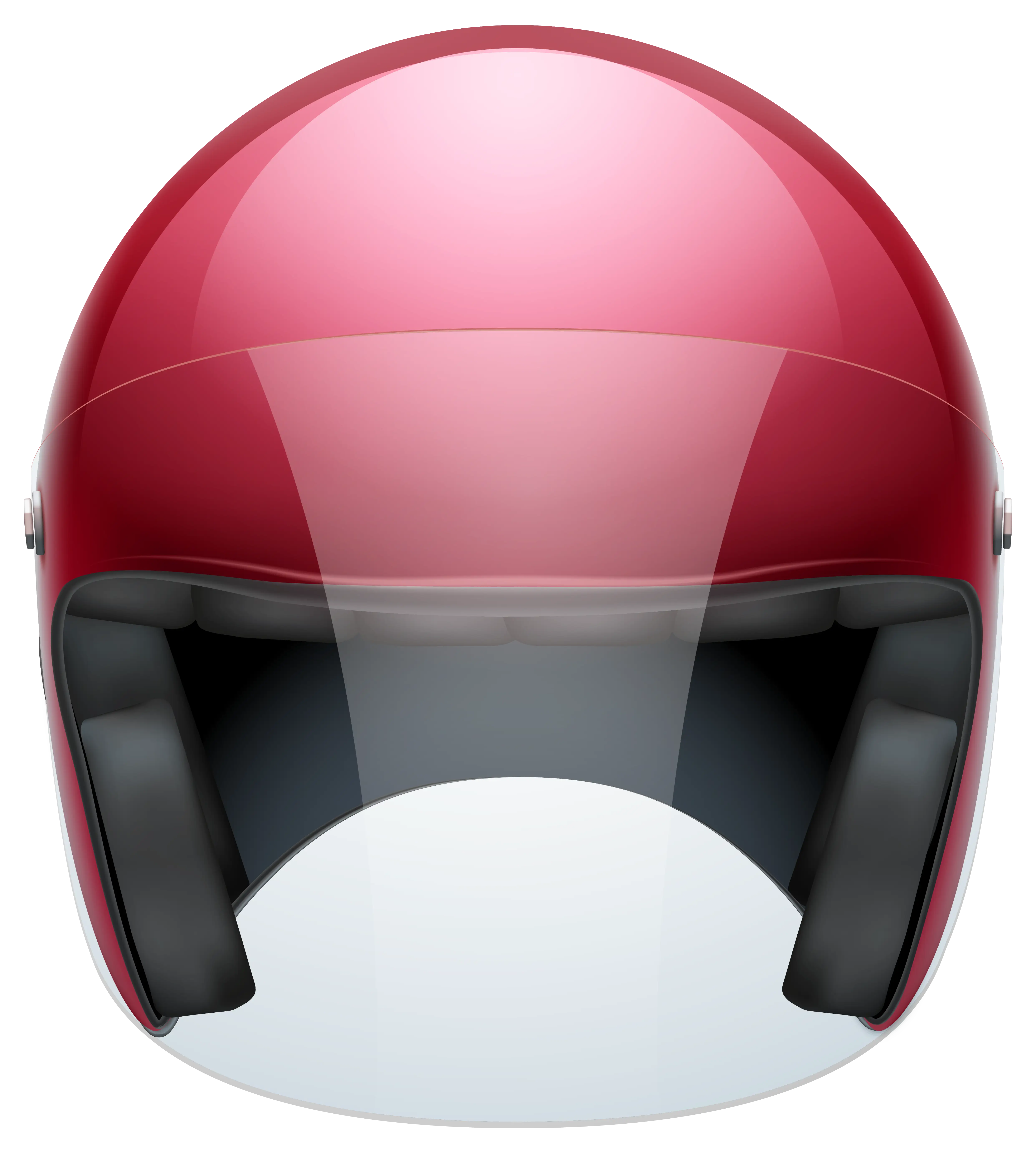 Red Motorcycle Helmet