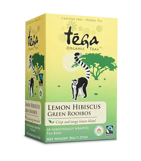 Lemon Hibiscus Green Rooibos Tea Box
