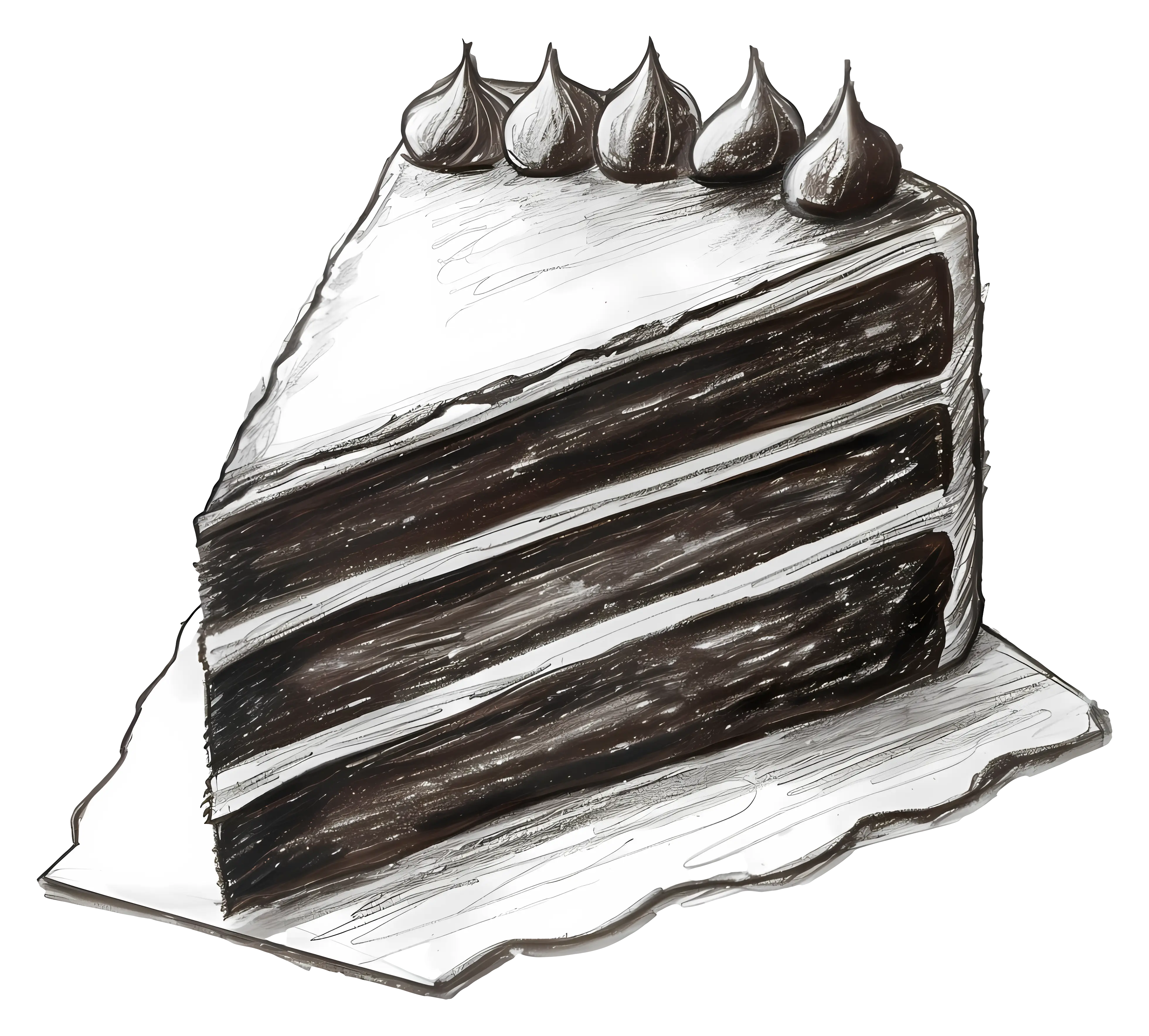 Chocolate Cake Slice