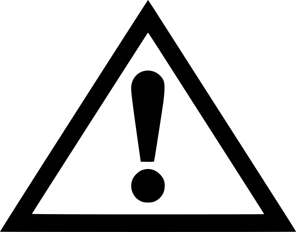 Warning Sign with Exclamation Mark