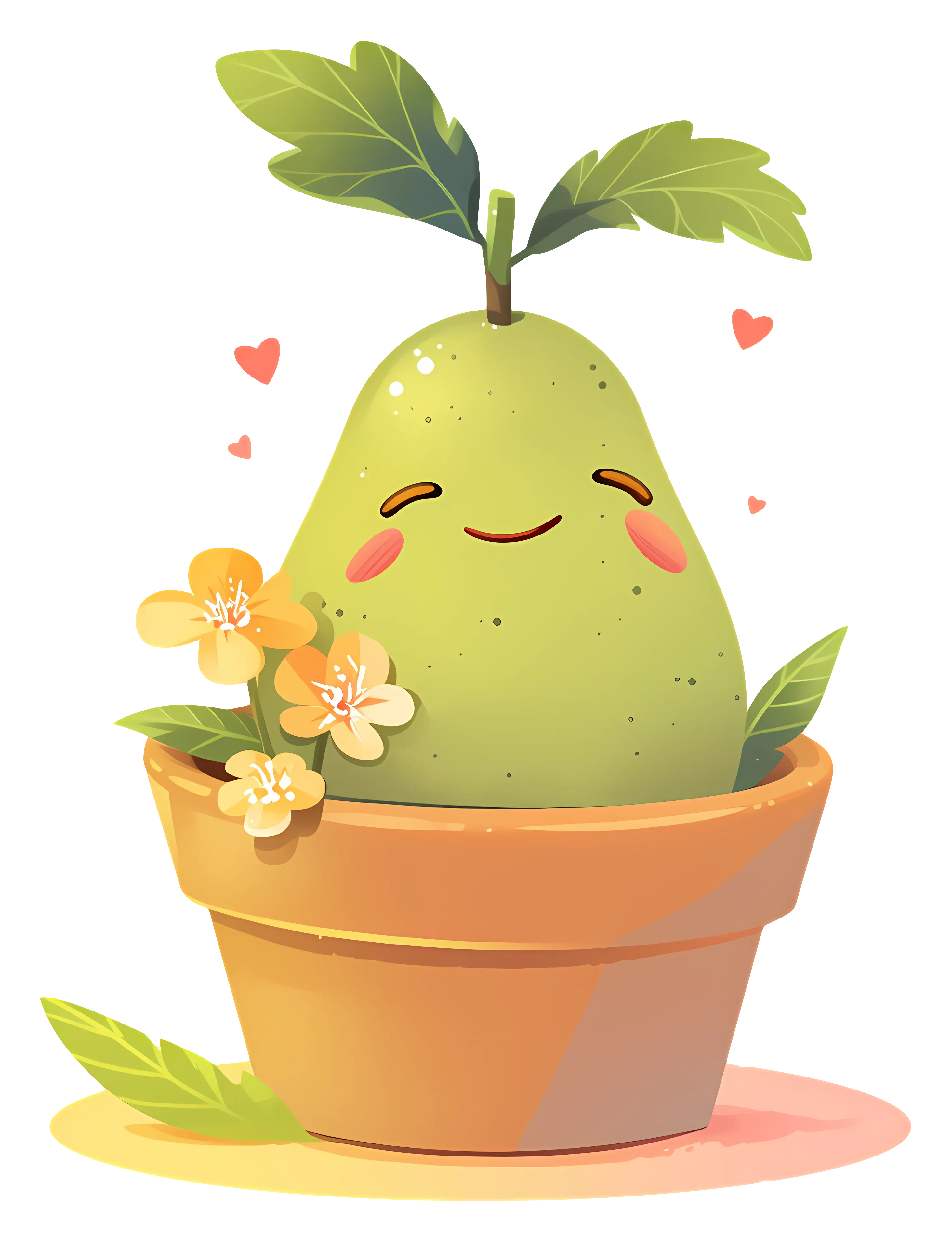 Happy Pear in a Pot