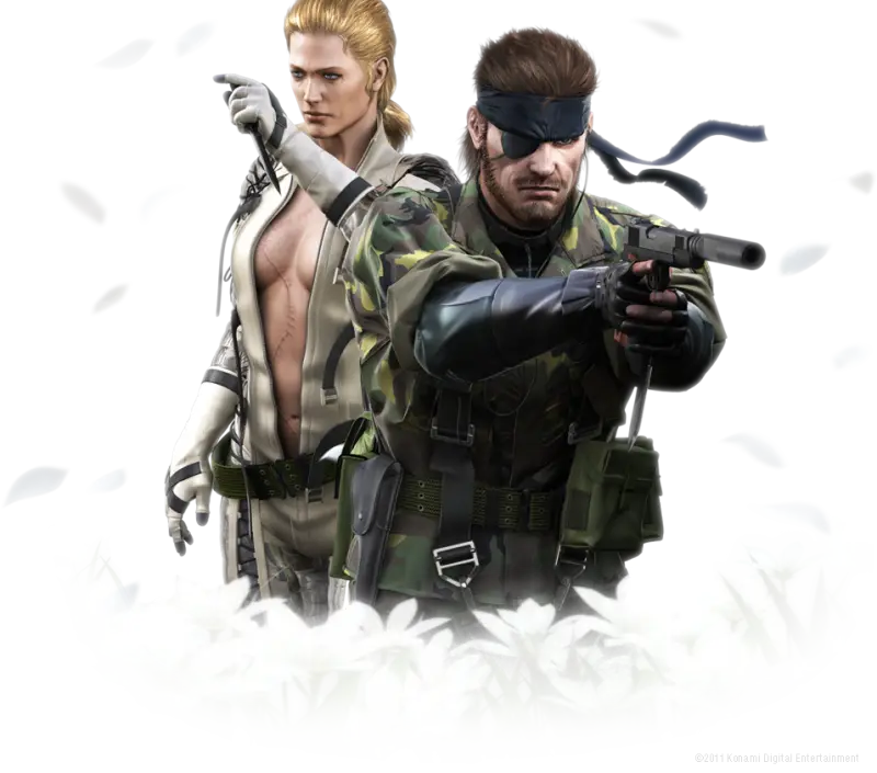 Illustration of Two Video Game Characters in Action