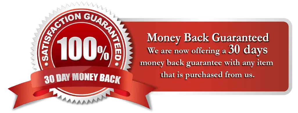 100% Money Back Guarantee