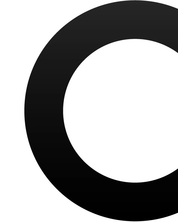 Abstract Black Circular Shape Symbol