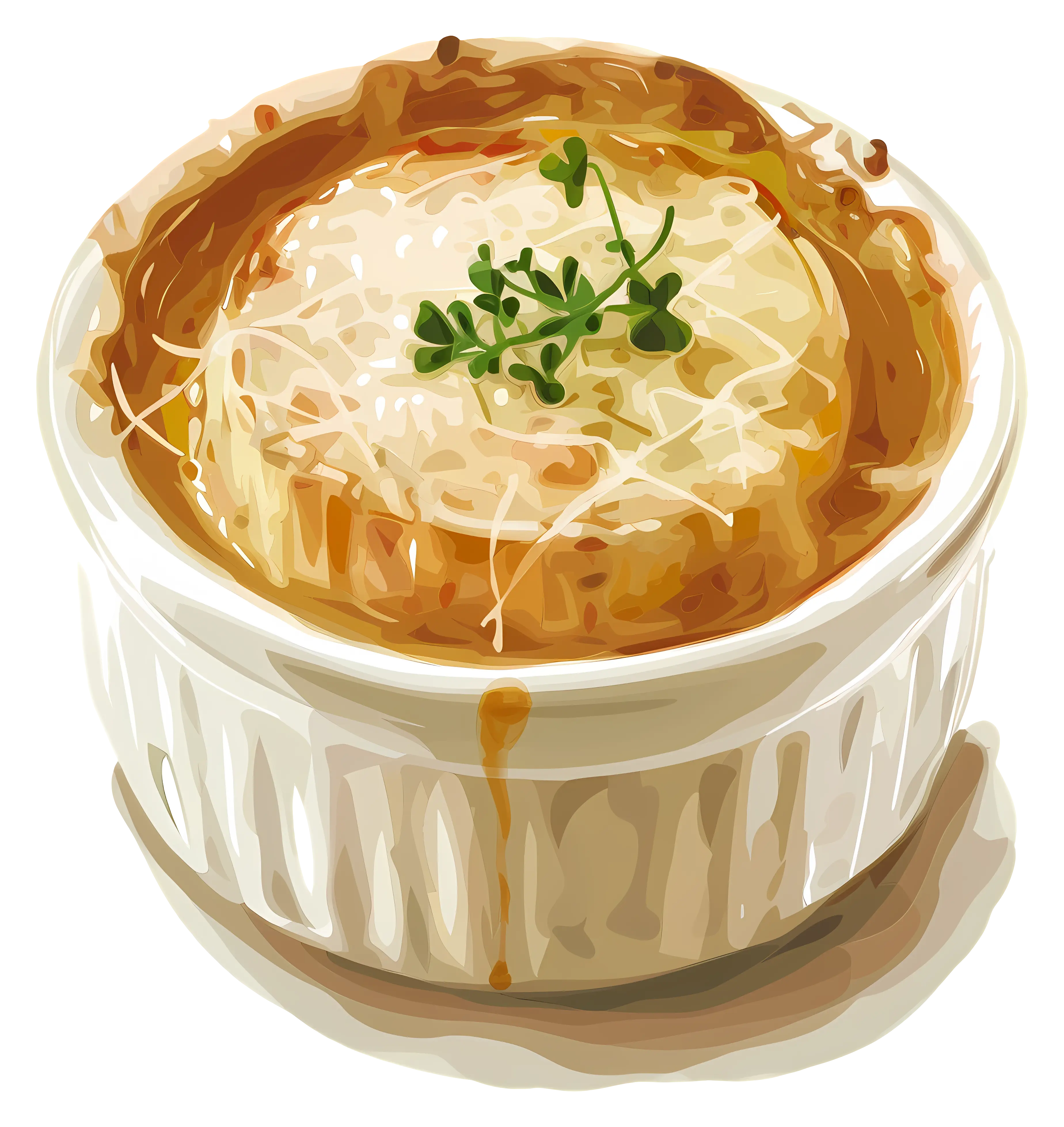 French Onion Soup in a Bowl