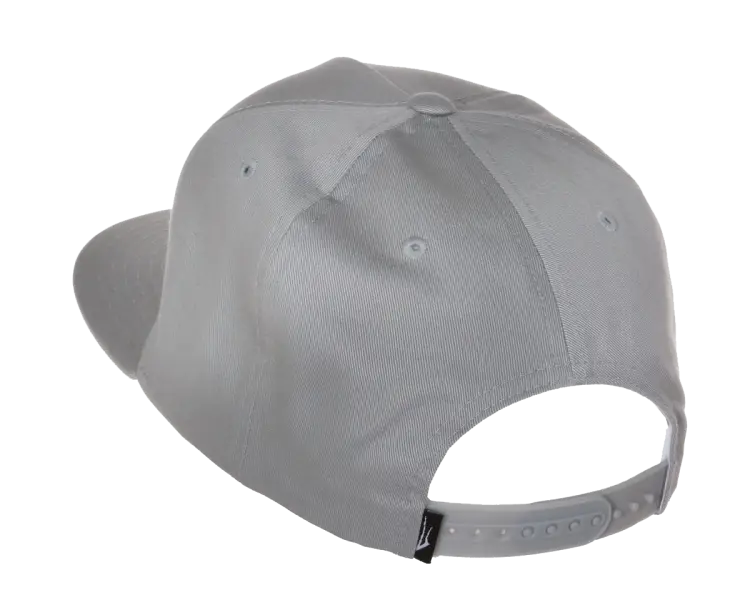 Grey Baseball Cap Back View