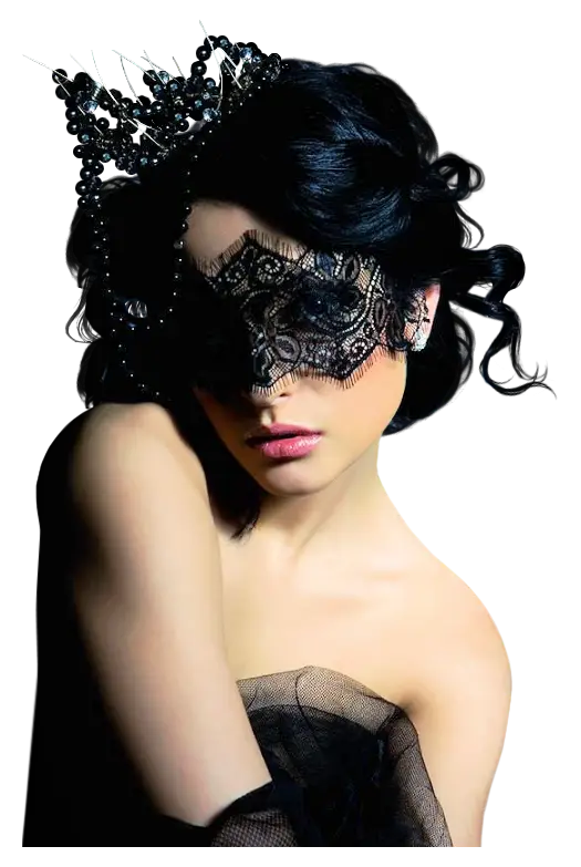 Elegant Masked Woman