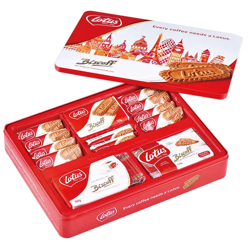 Lotus Biscuit Box