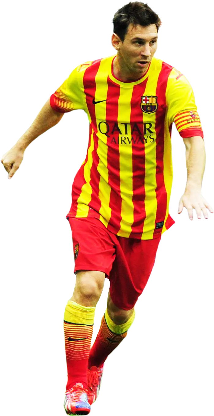 Soccer Player in Action with Jersey