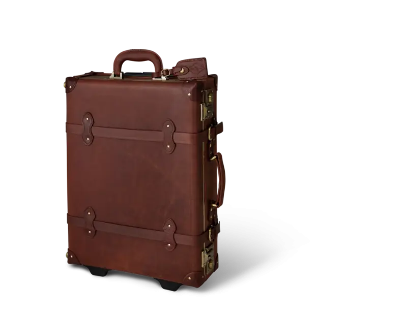 Vintage Leather Suitcase for Travel