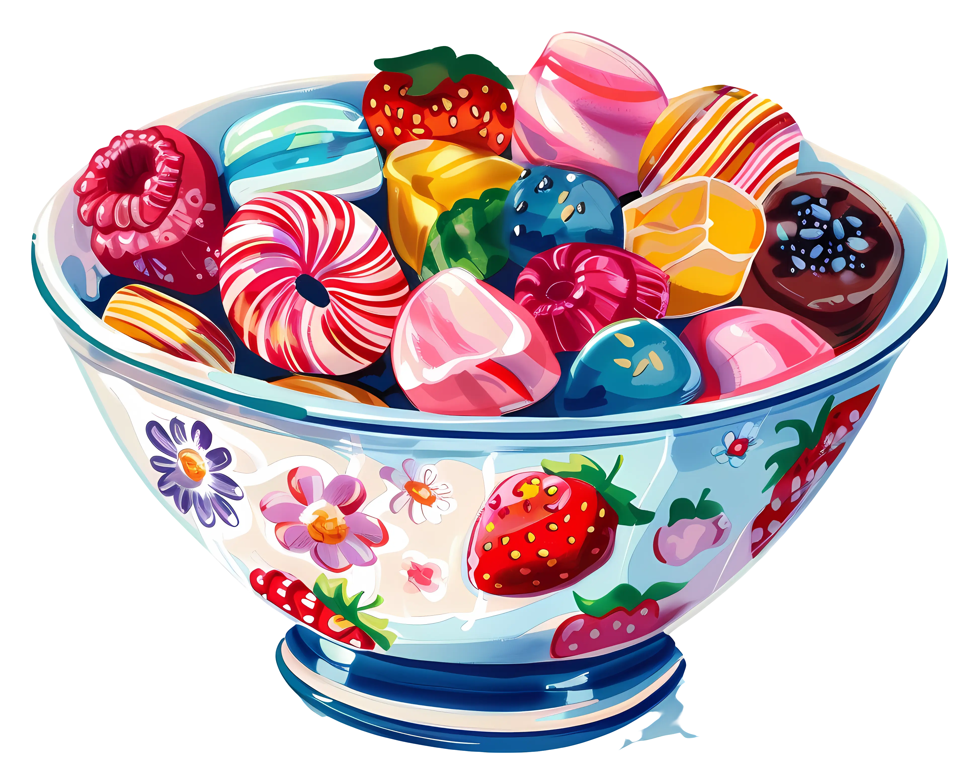 Colorful Bowl of Candies