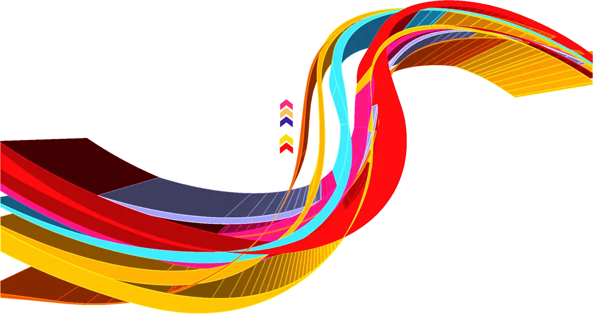 Abstract Waves with Colorful Motion