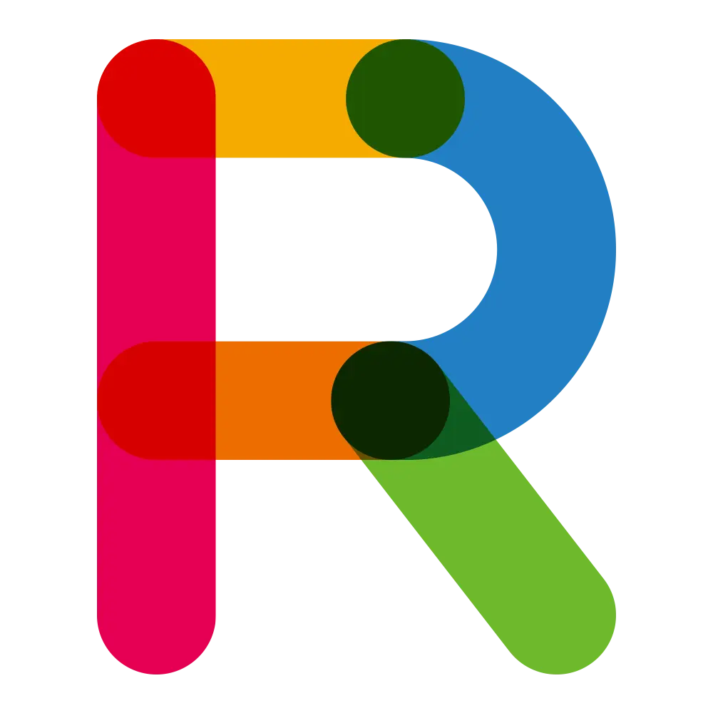 Colorful R Letter Design