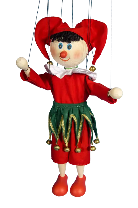 Puppet Clown Marionette Illustration