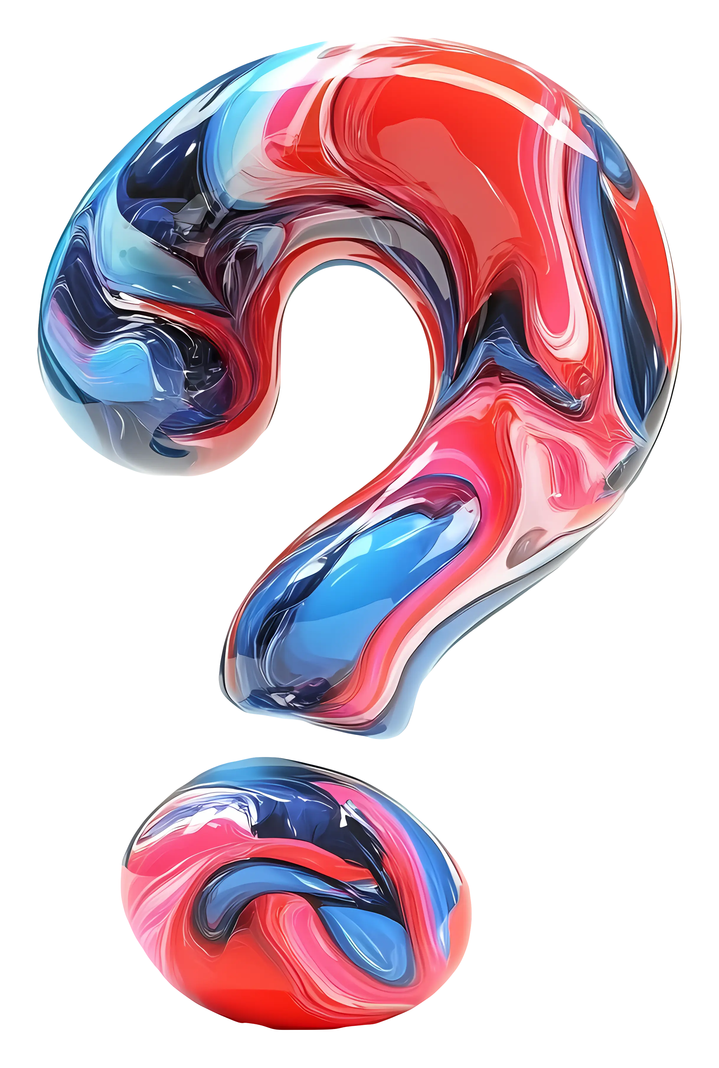 Colorful Question Mark Illustration
