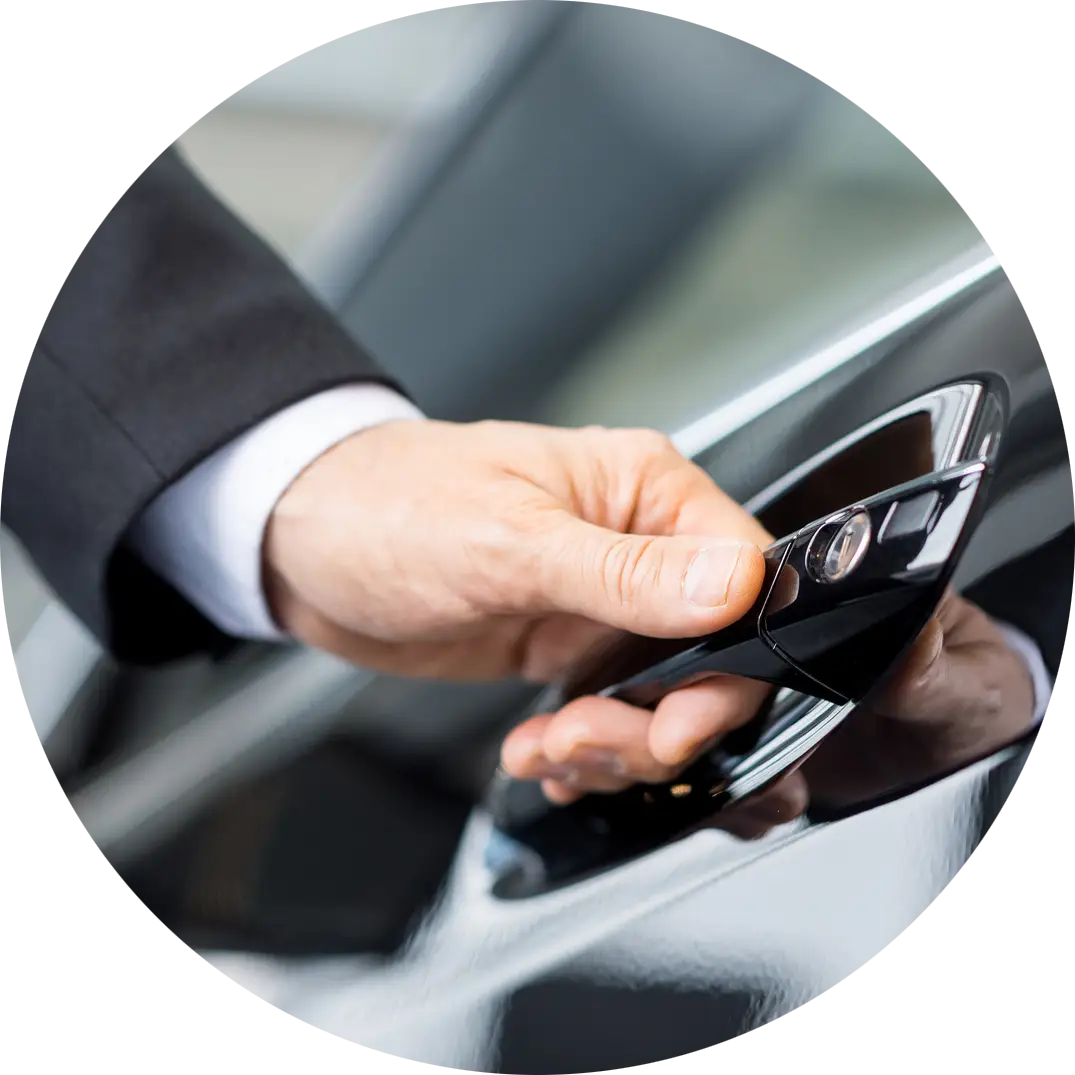 Hand Opening Car Door