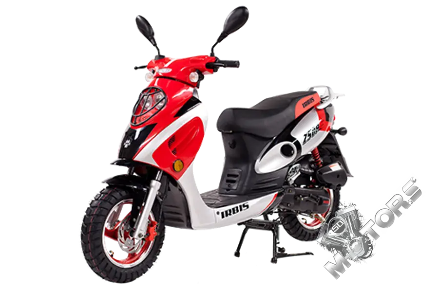 Red and White Sports Scooter