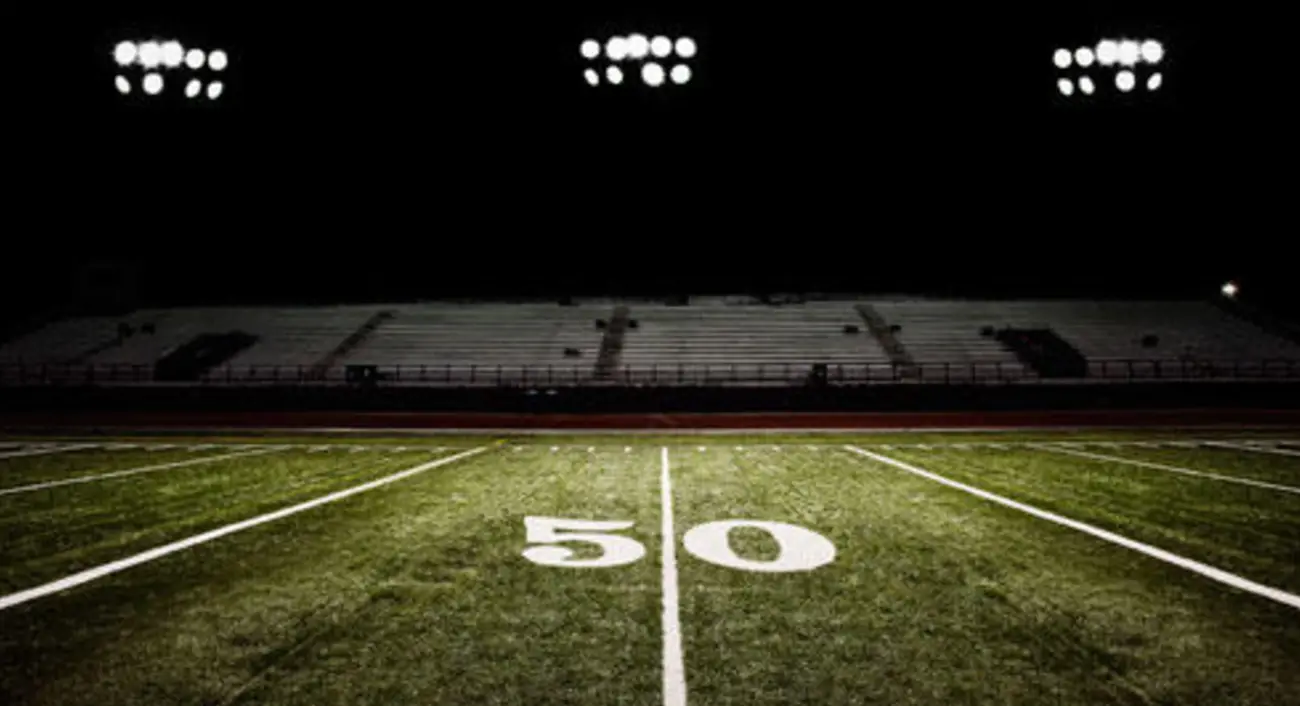 Football Field at Night