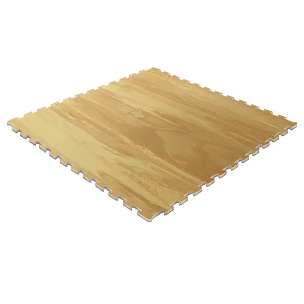Wooden Textured Puzzle Mat