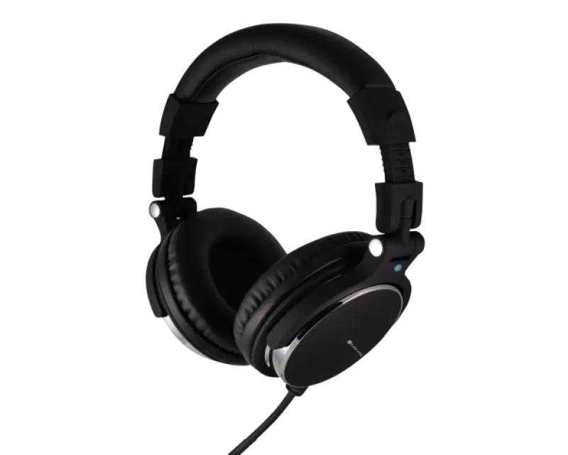 Black Over-Ear Headphones with Cable