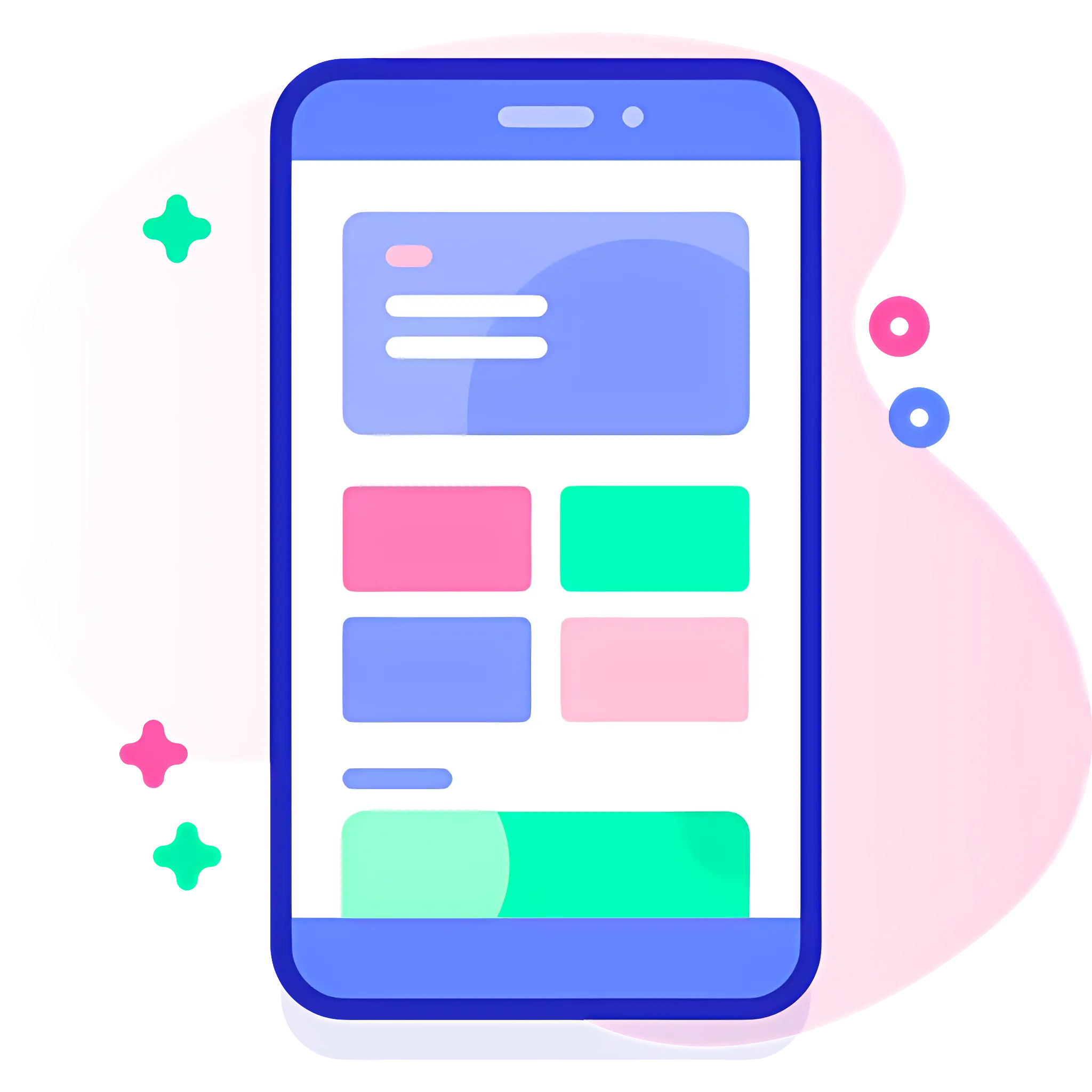 Colorful Smartphone Interface