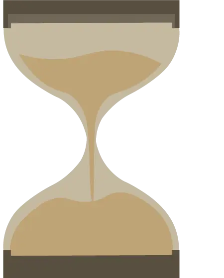 Classic Brown Hourglass Timer